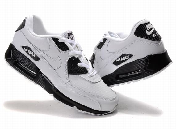 New Men'S Nike Air Max Black/White